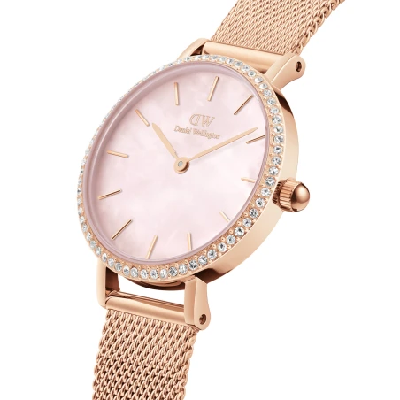 Montre Daniel Wellington - Petite Lumine Bezel Melrose Pink MOP - 28mm