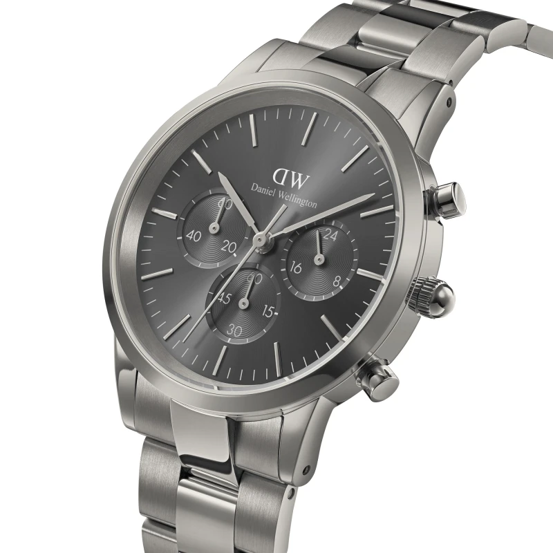 Montre Daniel Wellington - Iconic Chronograph Link Graphite - 42mm