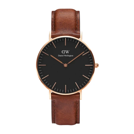 Montre Daniel Wellington - Classic St Mawes Black Rose Gold - 40mm
