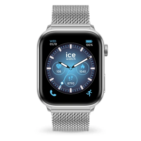 Montre Ice-Watch - Smart 3.0 Rectangulaire 1.78 - Silver Milanese