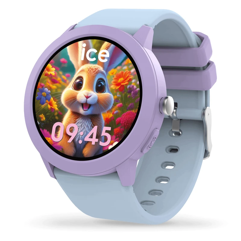 Montre Ice-Watch - Smart Rd 3.0 Ronde Find My - Purple Soft Blue