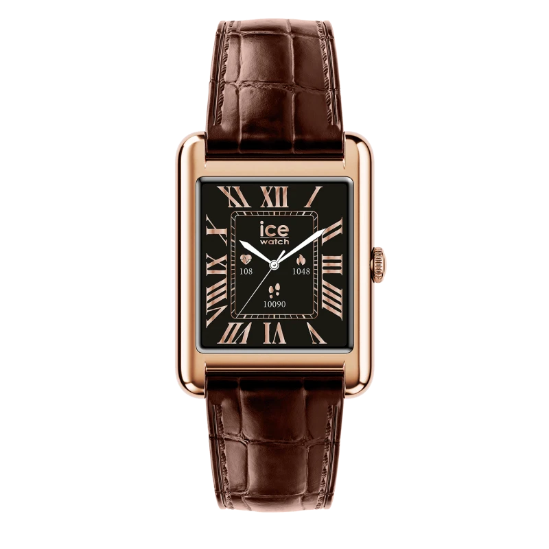 Montre Ice-Watch - Smart Tks 2.0 Rectangulaire 1.41 - Rose-Gold Brown