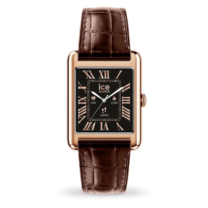 Montre Ice-Watch - Smart Tks 2.0 Rectangulaire 1.41 - Rose-Gold Brown