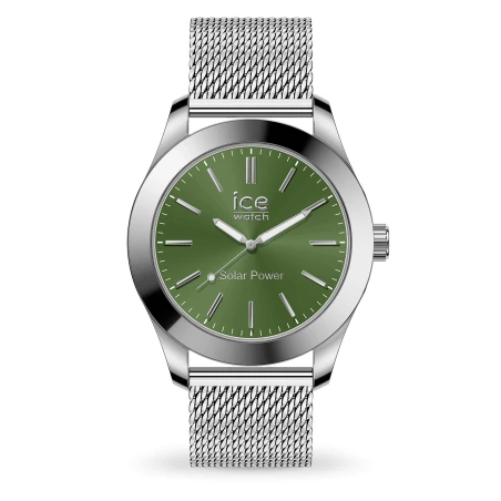 Montre Ice-Watch - Steel Solar - Silver Green