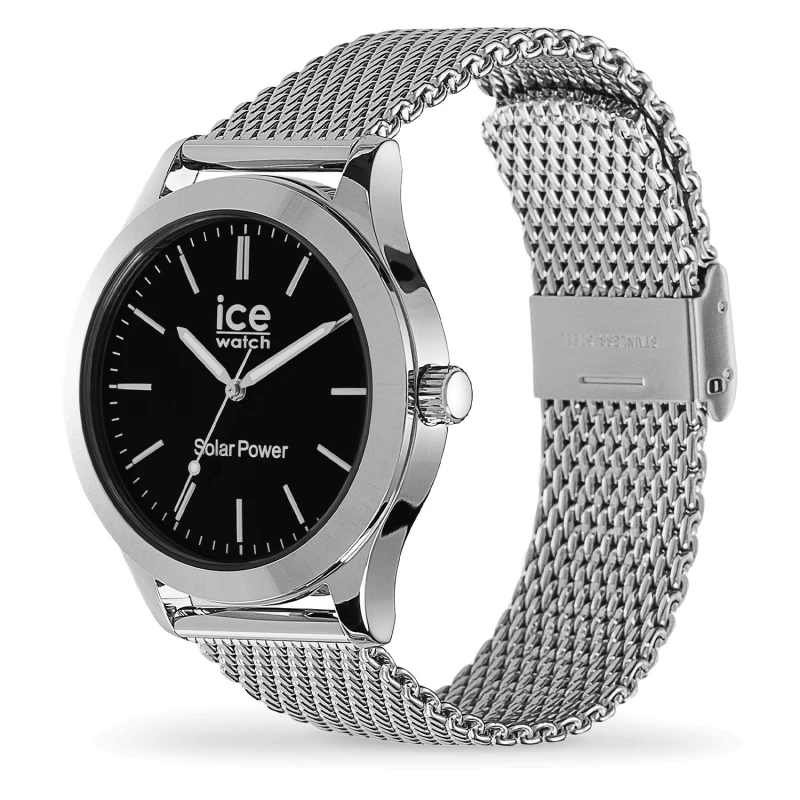 Montre Ice-Watch - Steel Solar - Silver Black