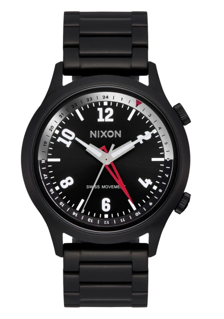 Montre Nixon - Drifter GMT - Super Black / Black Sunray