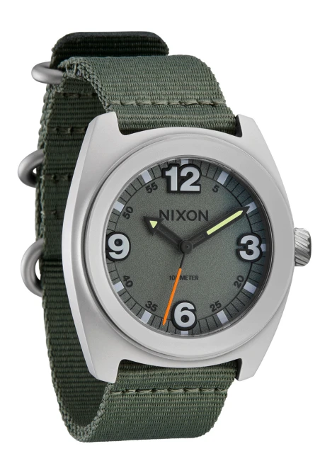 Montre Nixon - Clutch 42 - Matte Silver / Thyme
