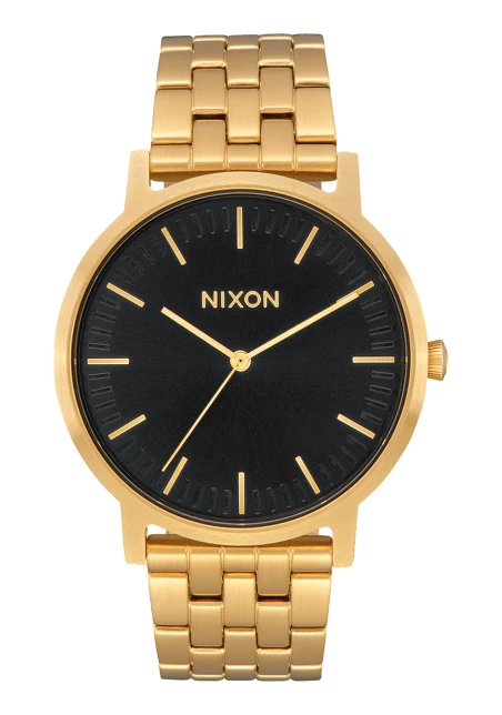 Montre Nixon - Porter - All Gold / Black Sunray
