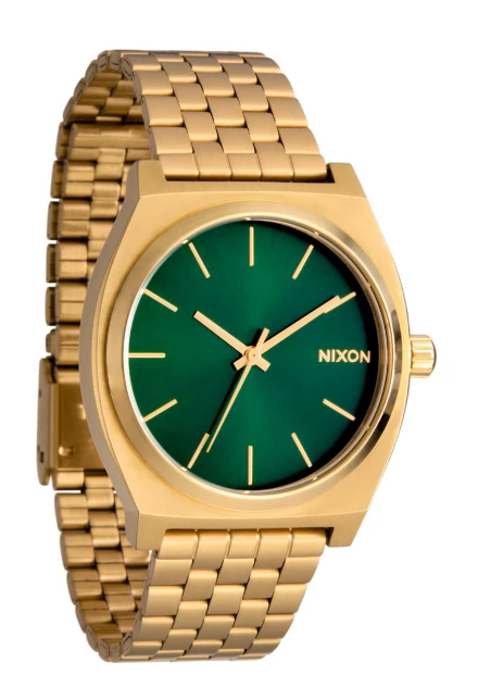 Montre Nixon - Time Teller - Gold / Green Sunray