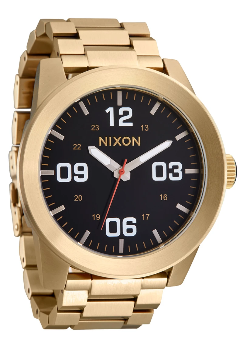 Montre Nixon - Corporal Stainless Steel - Yellow Gold / Black