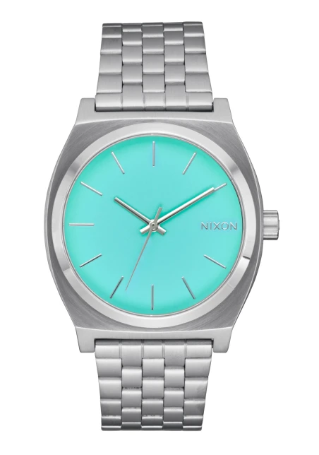 Montre Nixon - Time Teller - Silver / Turquoise