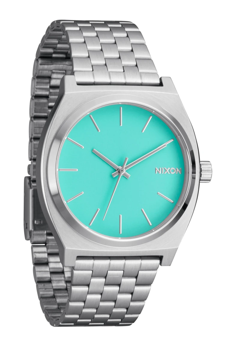 Montre Nixon - Time Teller - Silver / Turquoise