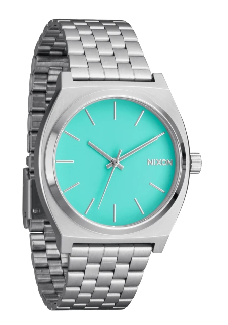 Montre Nixon - Time Teller - Silver / Turquoise