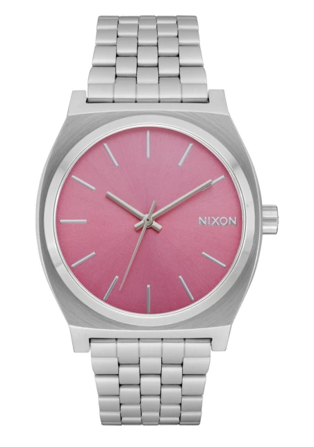 Montre Nixon - Time Teller - Silver / Pink