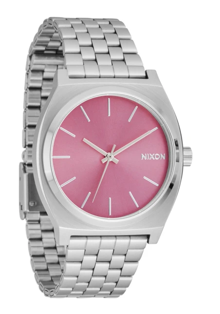 Montre Nixon - Time Teller - Silver / Pink