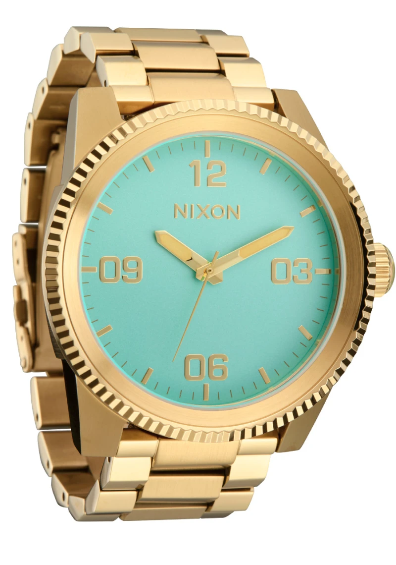 Montre Nixon - Corporal Stainless Steel - Gold / Turquoise / Gold