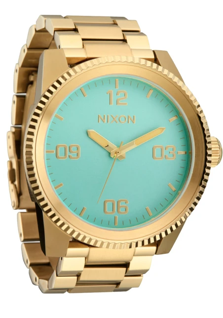 Montre Nixon - Corporal Stainless Steel - Gold / Turquoise / Gold