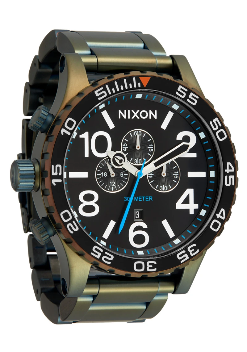 Montre Nixon - 51-30 Chrono - Black Sunray / Surplus