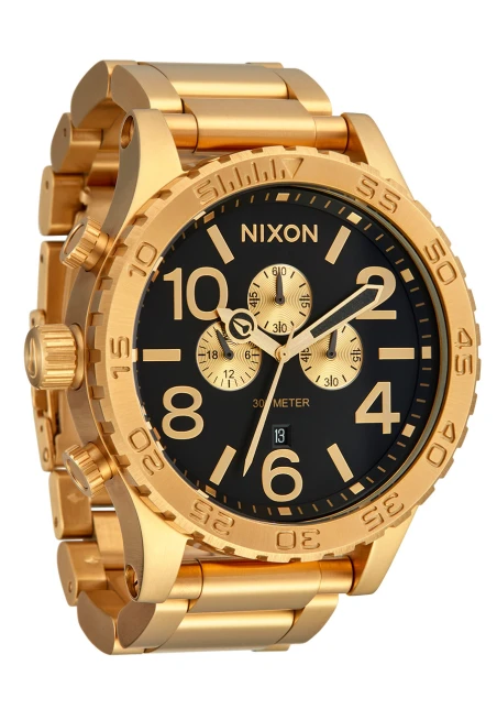 Montre Nixon - 51-30 Chrono - All Gold / Black
