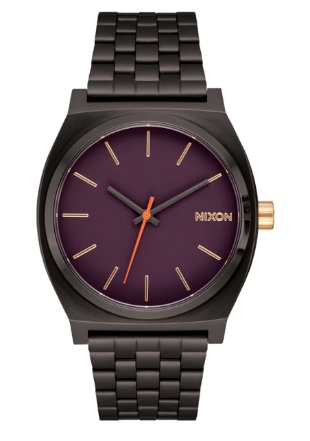 Montre Nixon - Time Teller - Gunmetal / Blackberry / Gold