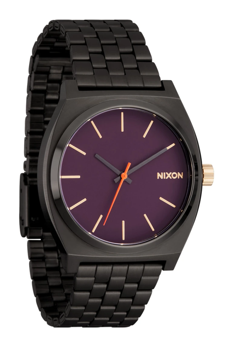 Montre Nixon - Time Teller - Gunmetal / Blackberry / Gold