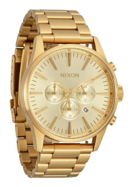 Montre Nixon - Sentry Chrono - All Gold