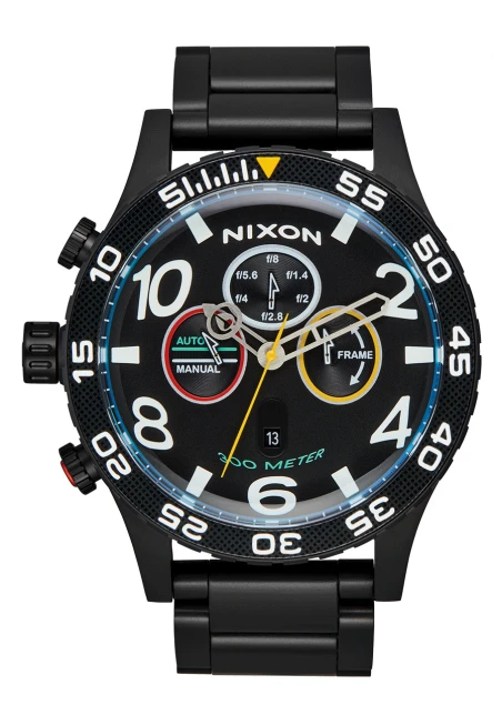Montre Nixon - 51-30 Chrono - Fisheye / Super Black / Black