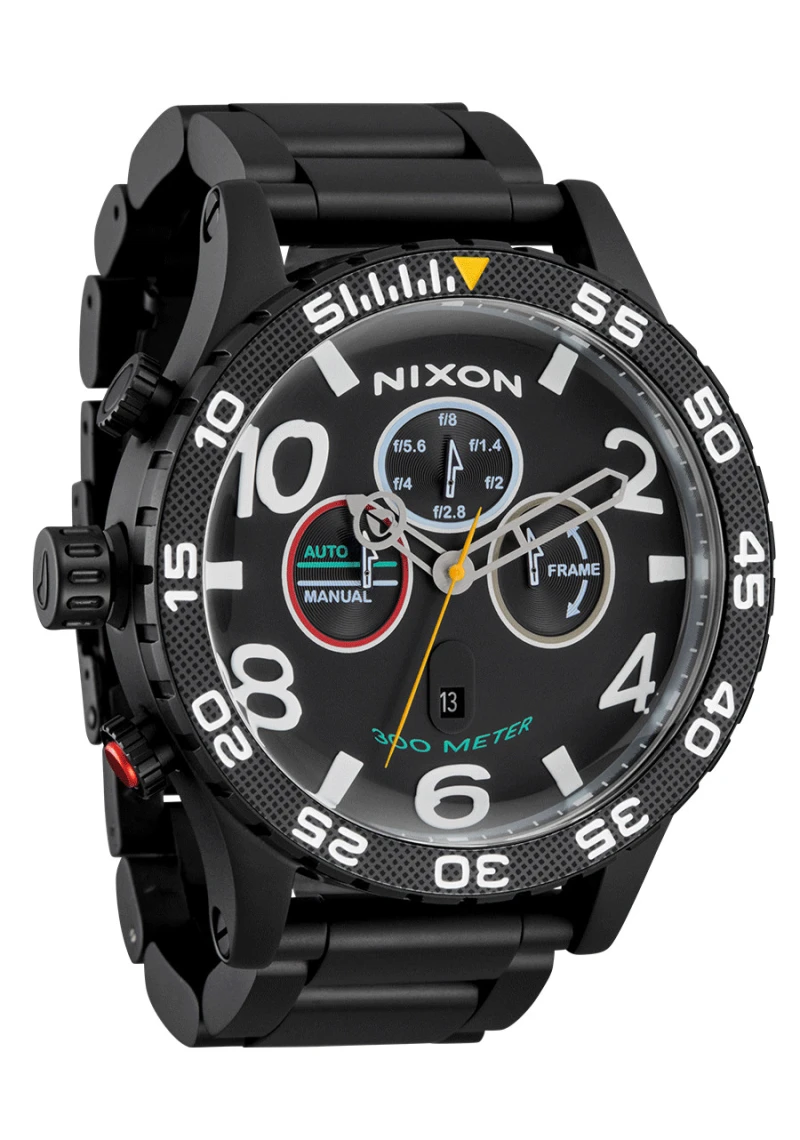 Montre Nixon - 51-30 Chrono - Fisheye / Super Black / Black
