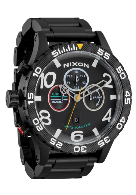 Montre Nixon - 51-30 Chrono - Fisheye / Super Black / Black