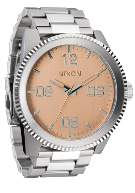 Montre Nixon - Corporal Stainless Steel - Silver / Coral