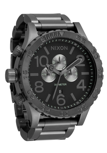 Montre Nixon - 51-30 Chrono - All Gunmetal