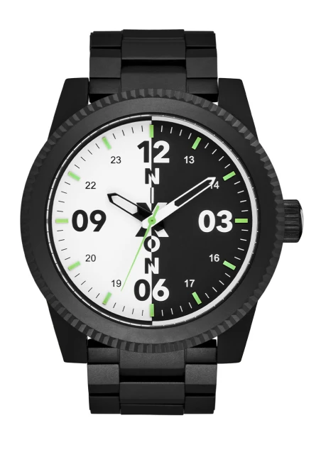 Montre Nixon - Corporal Stainless Steel - Black / White / Black