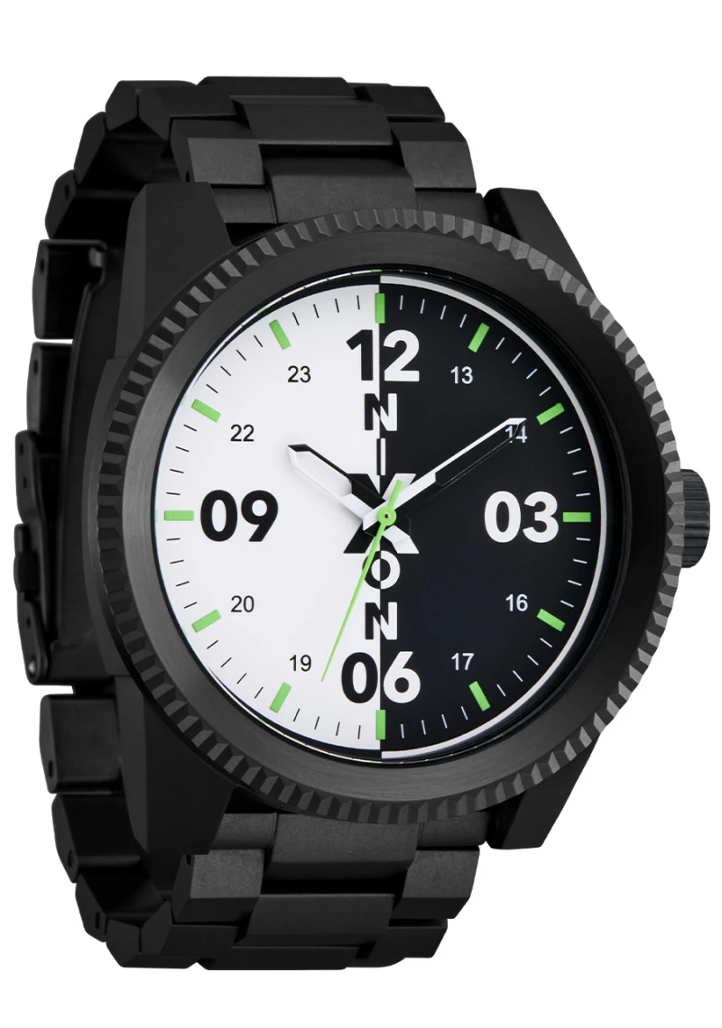 Montre Nixon - Corporal Stainless Steel - Black / White / Black