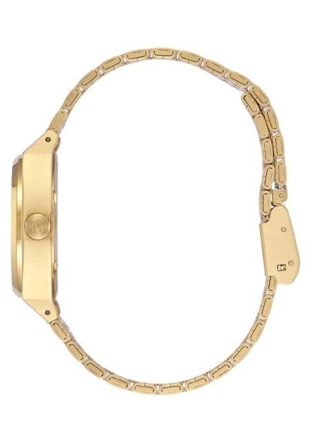 Montre Nixon - Medium Time Teller - Light Gold / Turquoise
