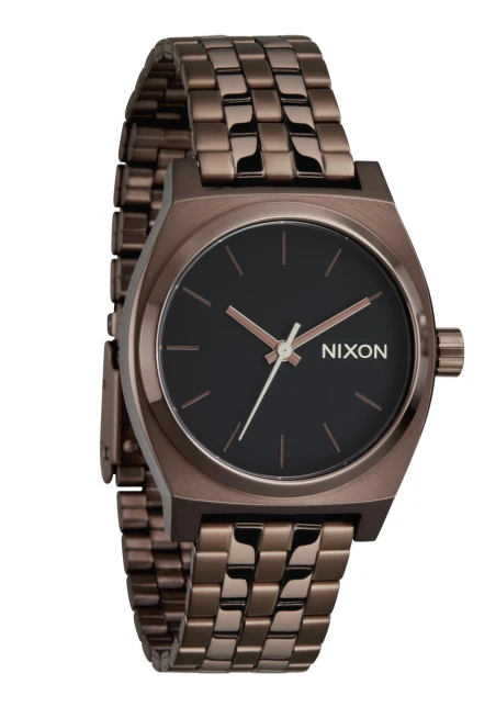 Montre Nixon - Medium Time Teller - Chocolate / Black Coffee