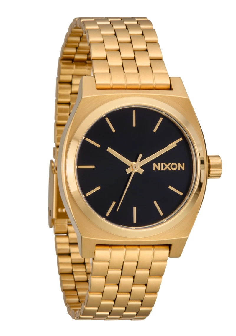 Montre Nixon - Medium Time Teller - Gold / Black / Gold