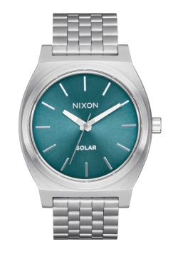 Montre Nixon - Time Teller Solar - Silver / Dusty Blue Sunray