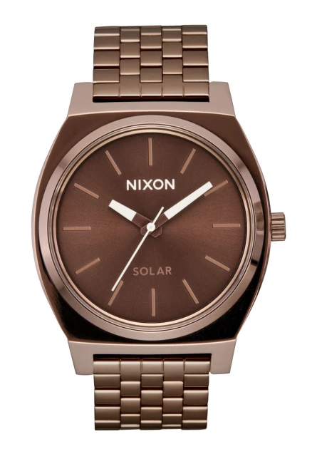 Montre Nixon - Time Teller Solar - Chocolate / Cappuccino