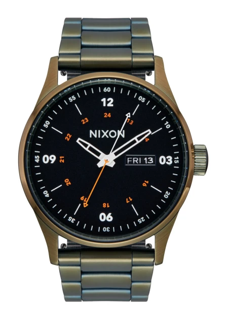 Montre Nixon - Sentry Stainless Steel - Dark Olive / Black