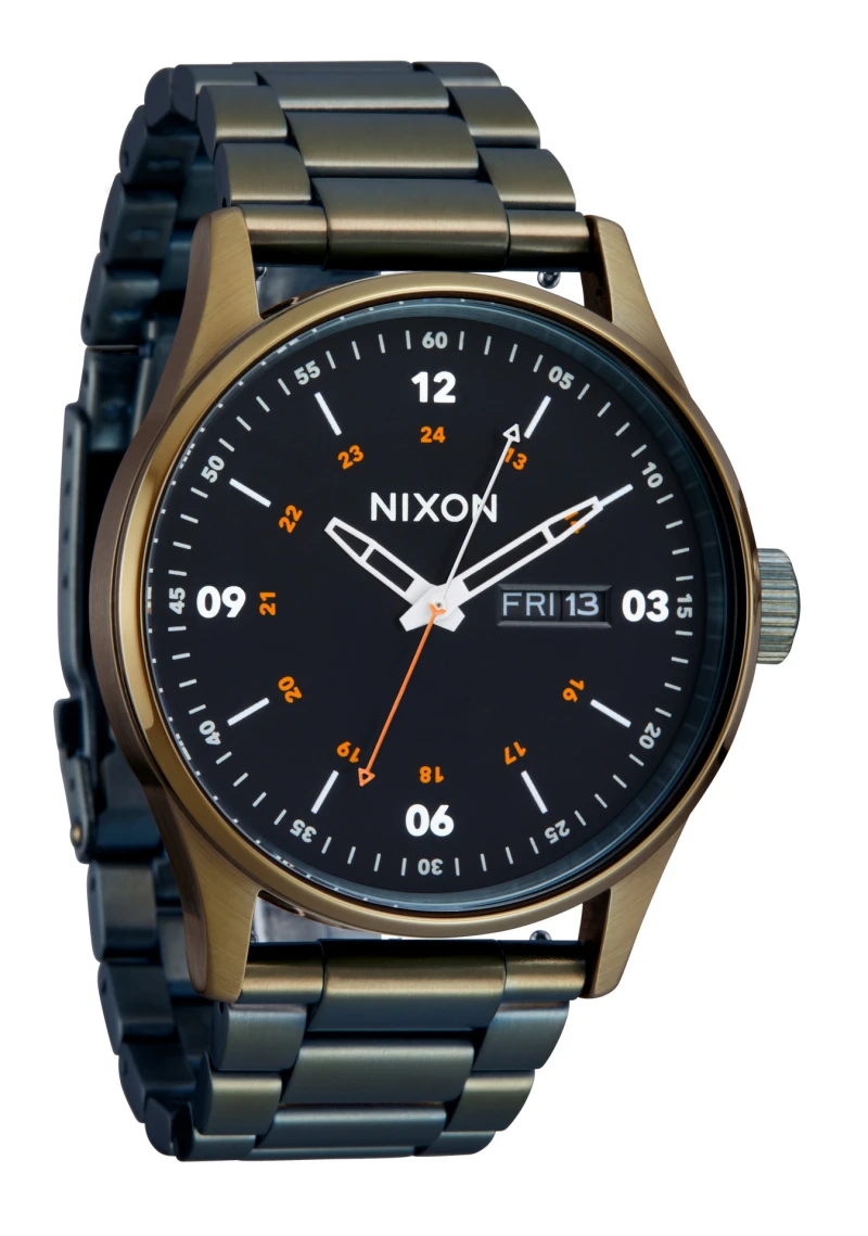 Montre Nixon - Sentry Stainless Steel - Dark Olive / Black