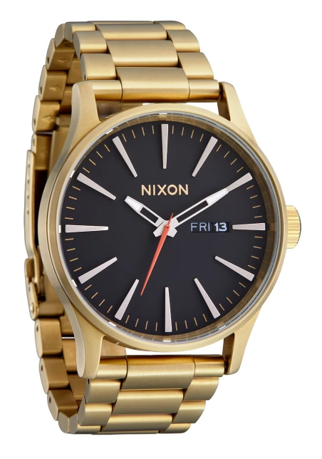 Montre Nixon - Sentry Stainless Steel - Yellow Gold / Black