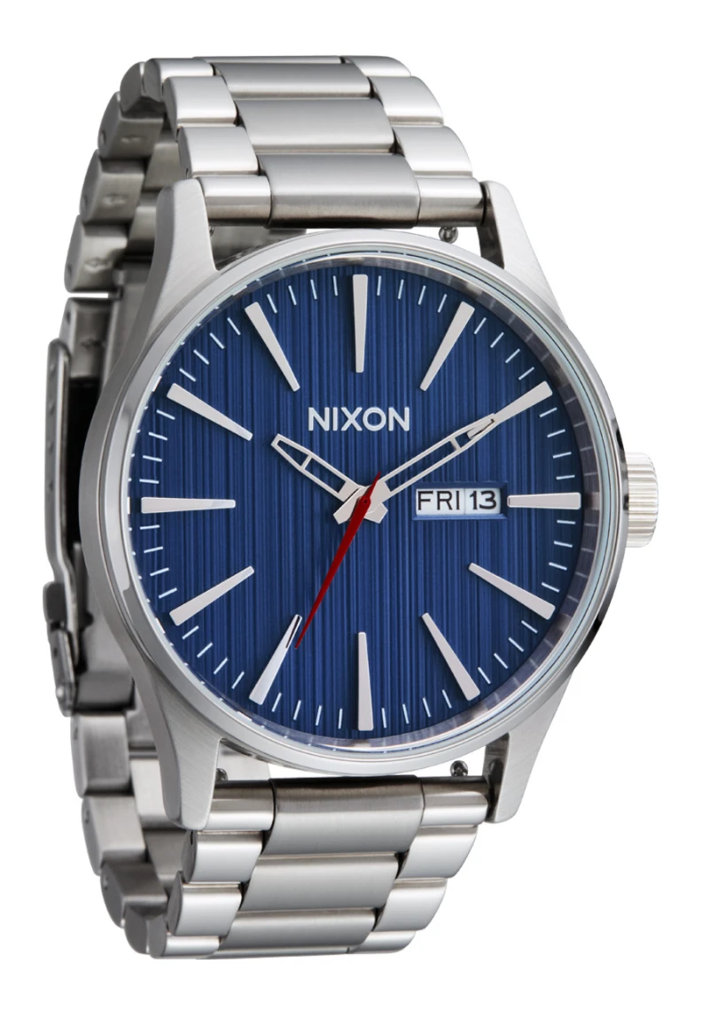Montre Nixon - Sentry Stainless Steel - Silver / Indigo