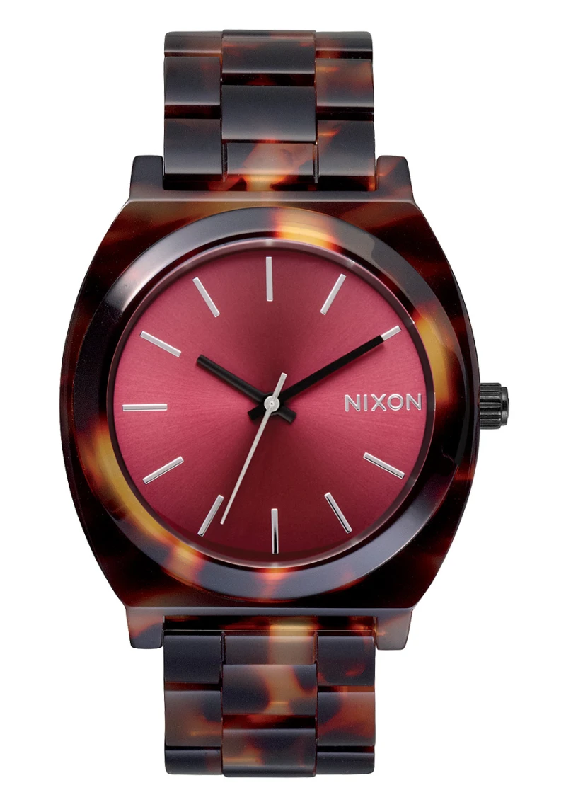 Montre Nixon - Time Teller Acetate - Tortoise / Oxblood