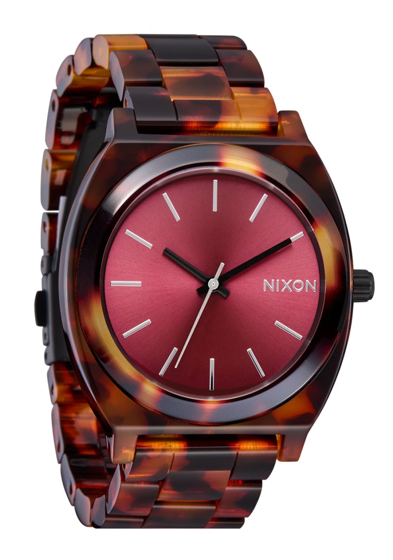 Montre Nixon - Time Teller Acetate - Tortoise / Oxblood