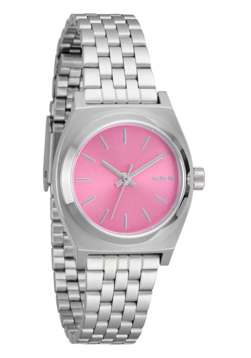 Montre Nixon - Small Time Teller - Silver / Pink