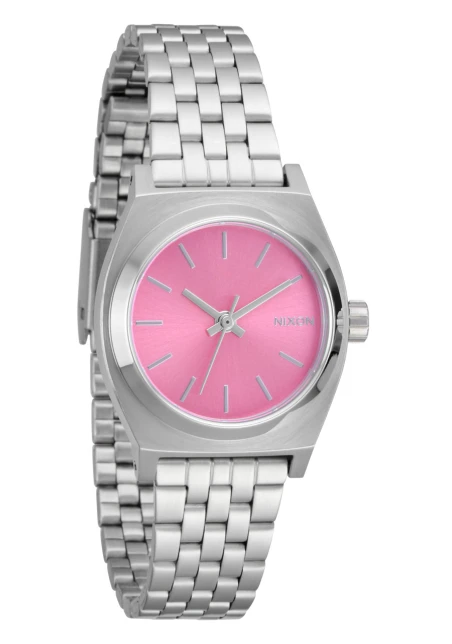 Montre Nixon - Small Time Teller - Silver / Pink