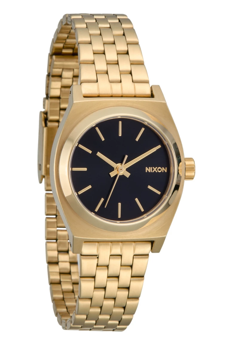 Montre Nixon - Small Time Teller - Gold / Black / Gold