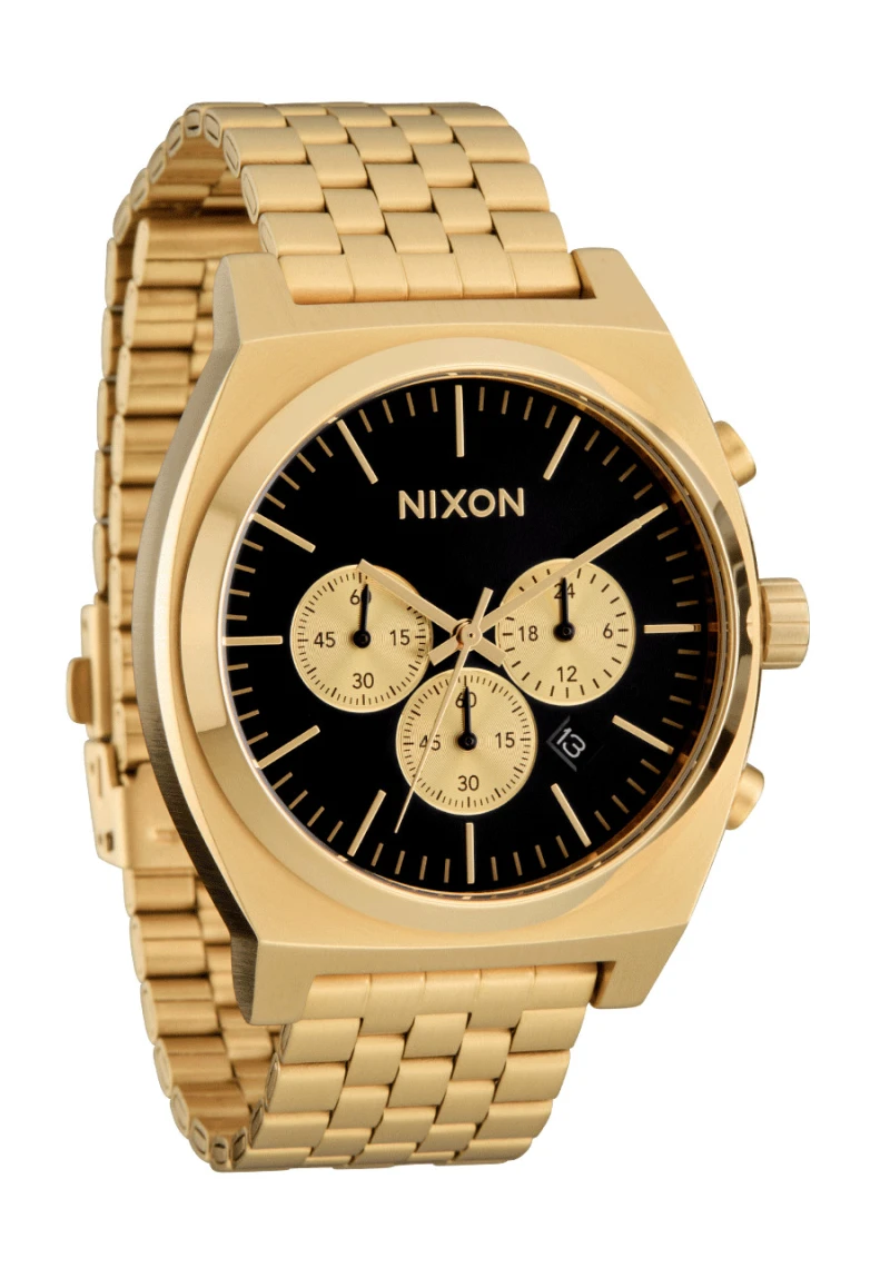 Montre Nixon - Time Teller Chrono - Gold / Black / Gold