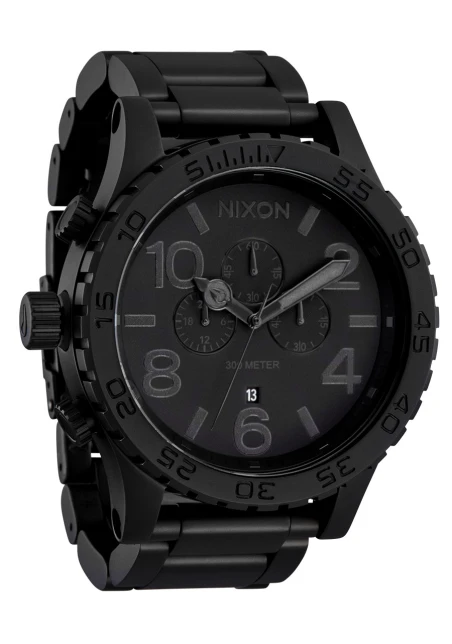 Montre Nixon - 51-30 Chrono Super Black Box Set - Super Black