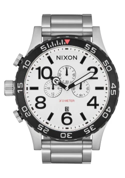 Montre Nixon - 51-30 Chrono - Silver / White Lume